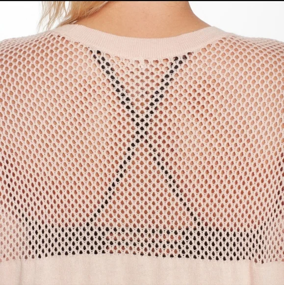 CALIA Journey Open Knit Sweater Crewneck Pullover - Picture 4 of 8